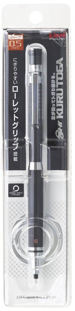 미쓰비시 연필 쿠루토가 로렛 건메탈 0.5mm 샤프 이미지 2