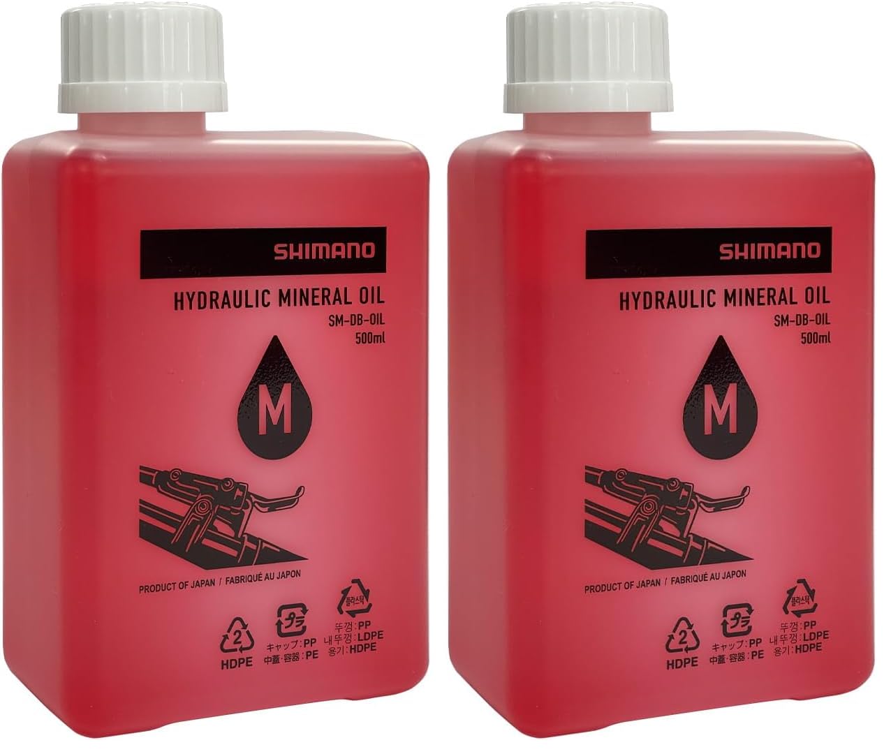 시마노 디스크 브레이크 미네랄 오일 500ml 2개입 이미지 1