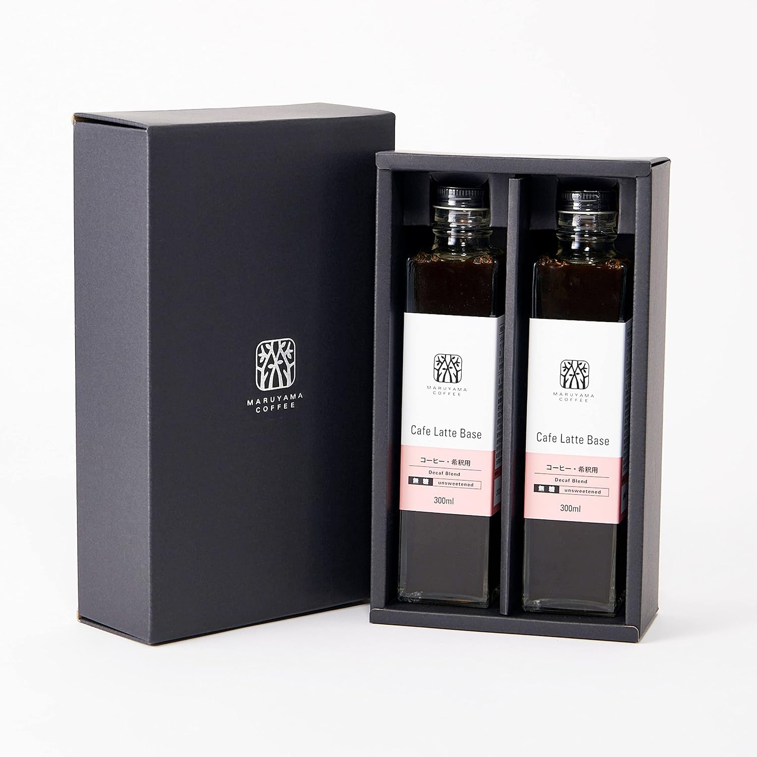 마루야마커피 카페라떼 베이스 디카페인 300ml 2병 세트