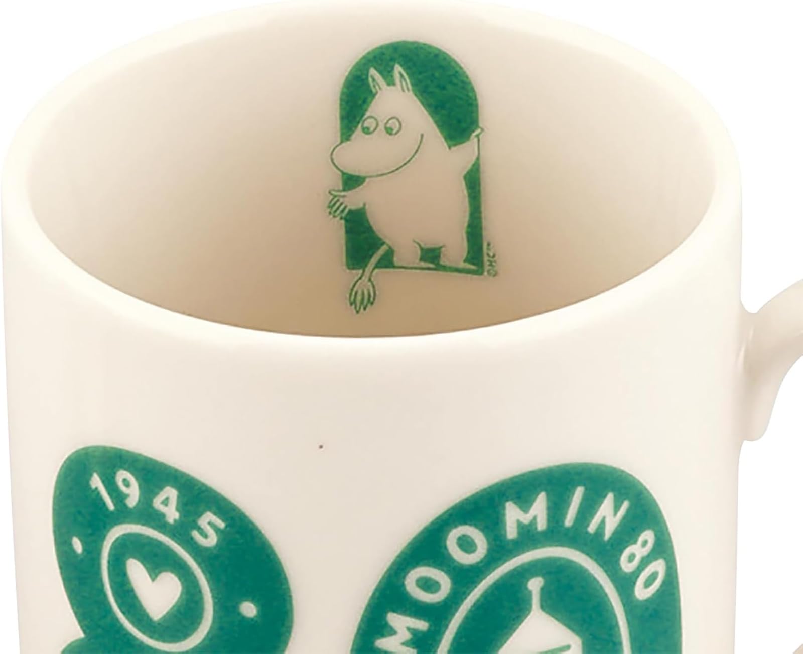 야마카 무민 80주년 기념 로고 머그컵 MM9201-11 320ml 이미지 3