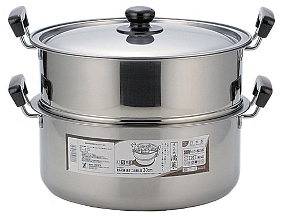 요시카와 만사이 SH9868 2단 찜기 9.6 L 지름 30 cm