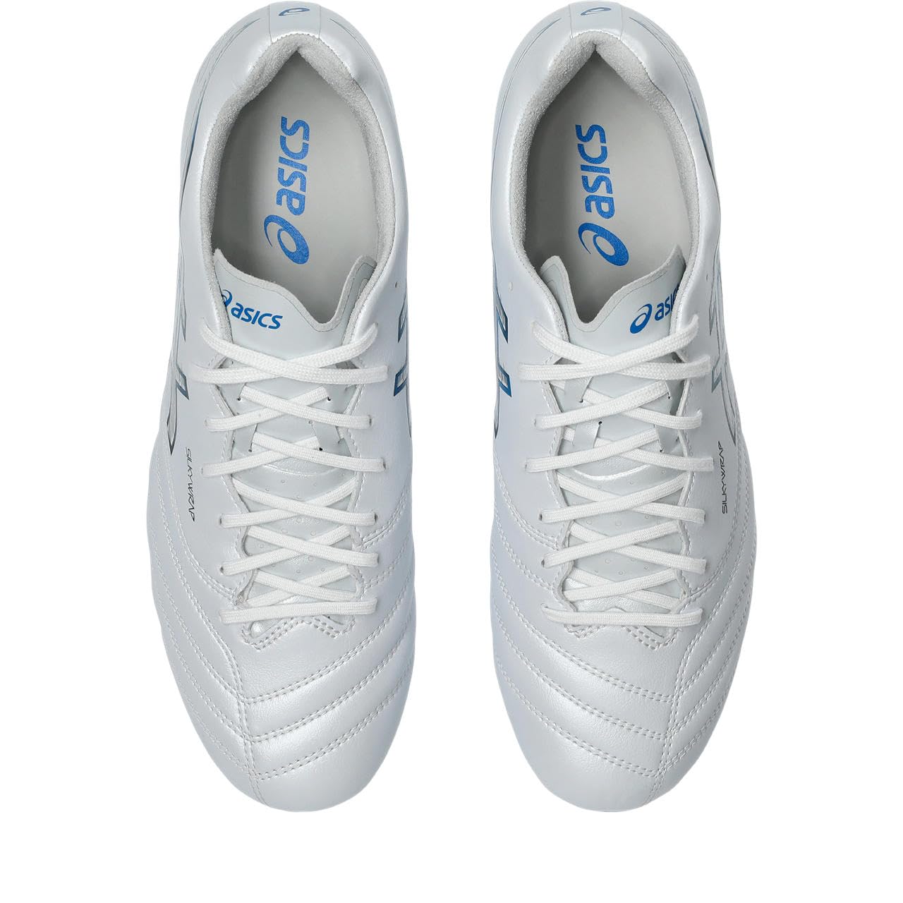 아식스 축구화 DS LIGHT X-FLY PRO 24.5 cm 2E 100(화이트/일렉트릭 블루) 이미지 8