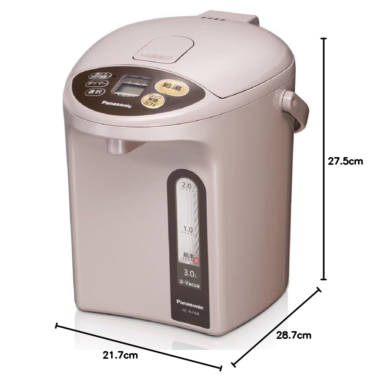 파나소닉 베이지 NC-BJ304-C 3.0L 전기포트 진공단열 절전형 이미지 6
