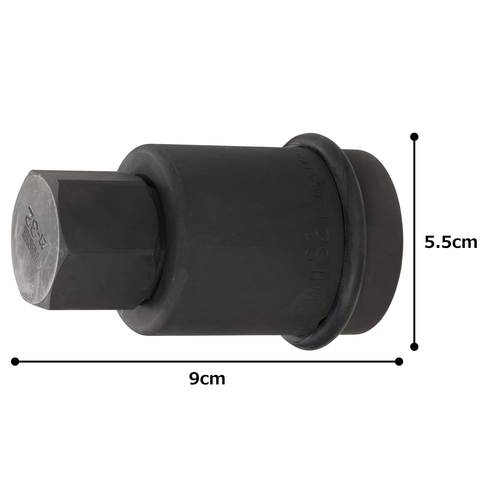 토네 8AH-32H 25.4mm 32mm 임팩트 육각 비트 소켓 교체식 이미지 6