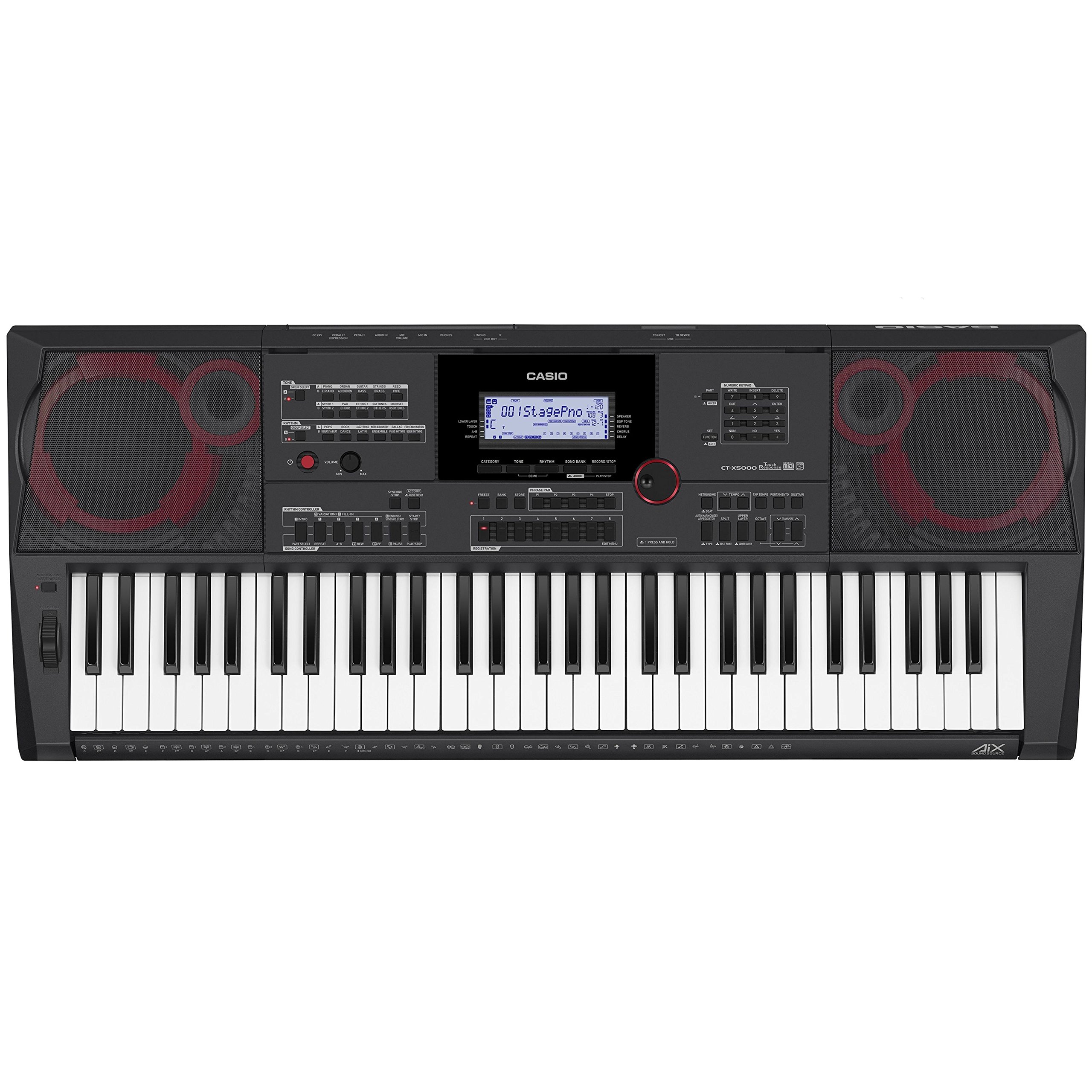 카시오 카시오톤 CT-X5000 61건반 전자키보드 15W 15W