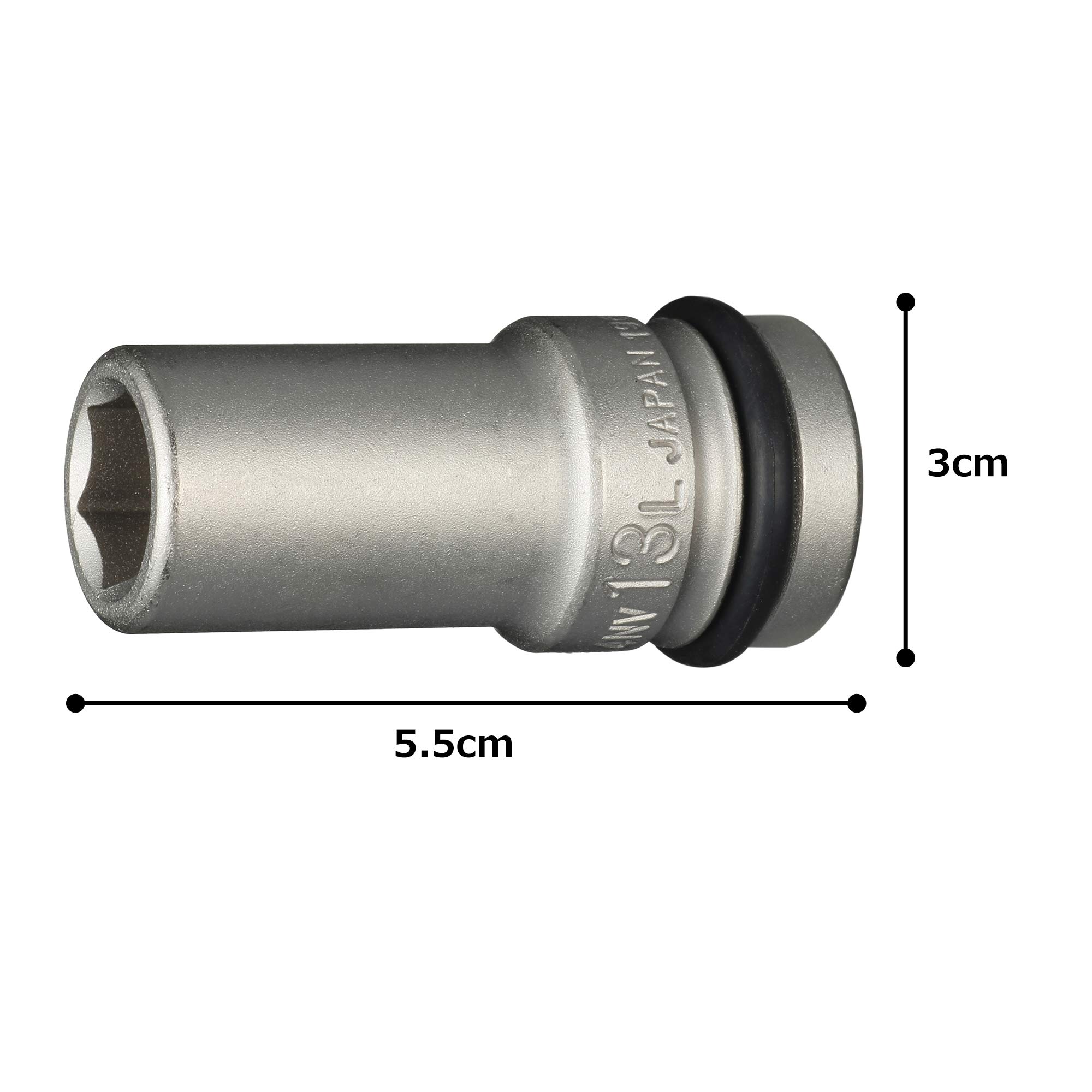 토네 HP4NV-13L 13mm 임팩트 롱소켓 이미지 5