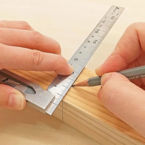 신와 완전직각자 스테인리스 15cm 62009 이미지 7