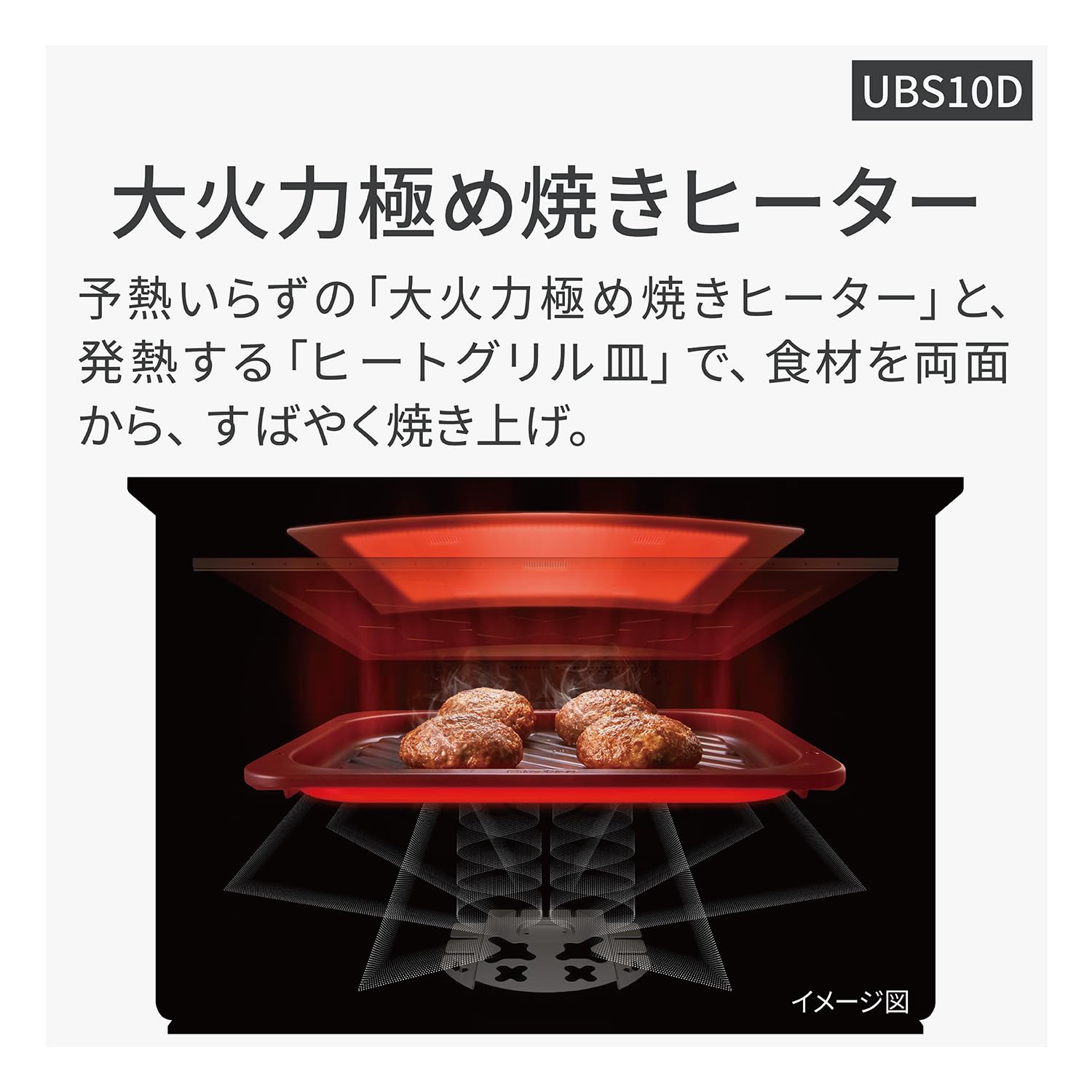 [중고] 파나소닉 비스트로 블랙 NE-UBS10D-K 30L 스팀 오븐레인지 이미지 7