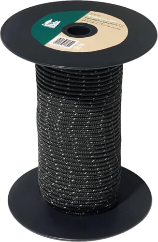 오가와 3133A 텐트 스트링 4mm 40m 블랙 반사 로프 이미지 2