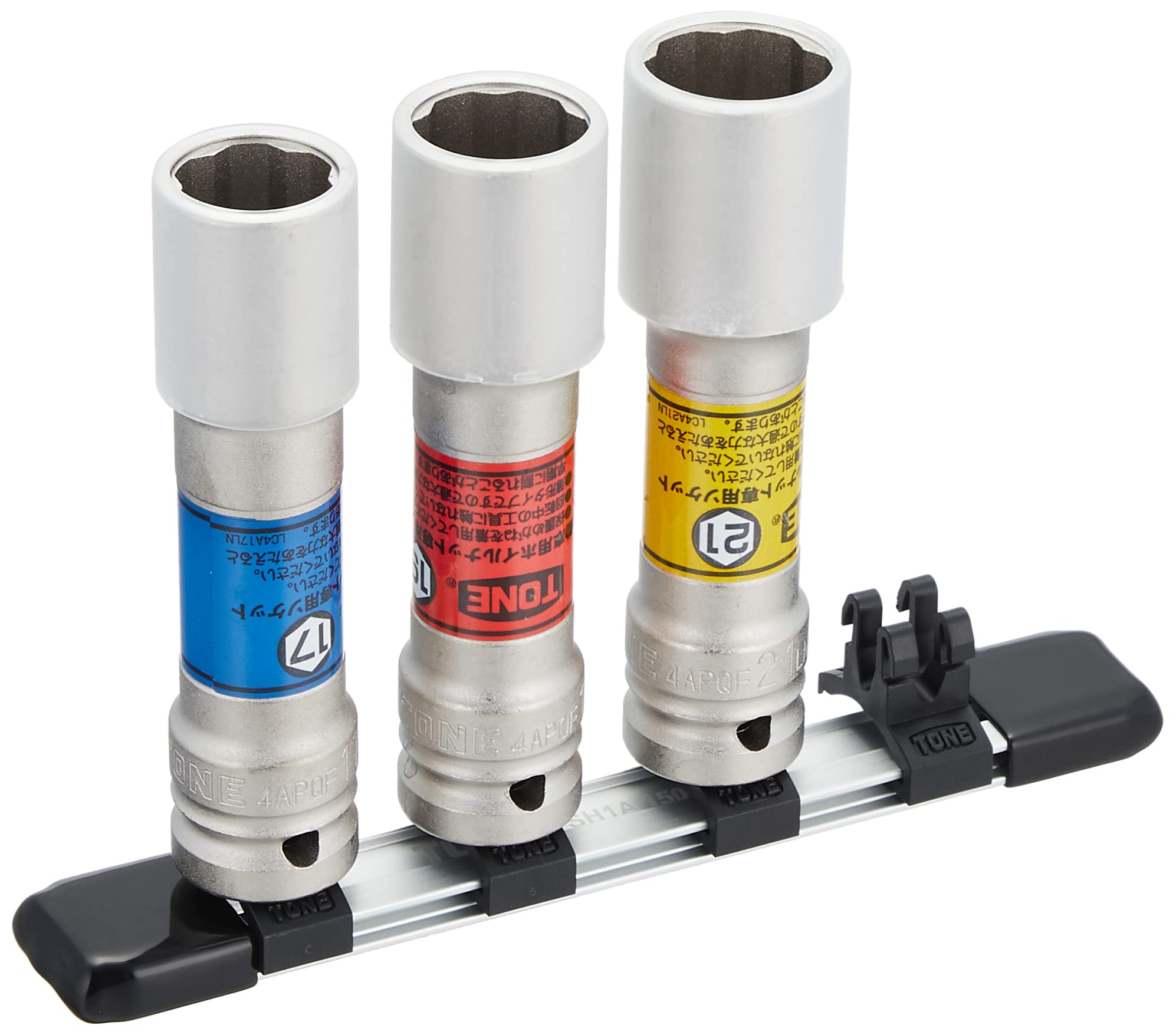 토네 HAPQF403LN 12.7mm 휠너트 소켓 세트 3종 퀵핏 박형 롱 이미지 2