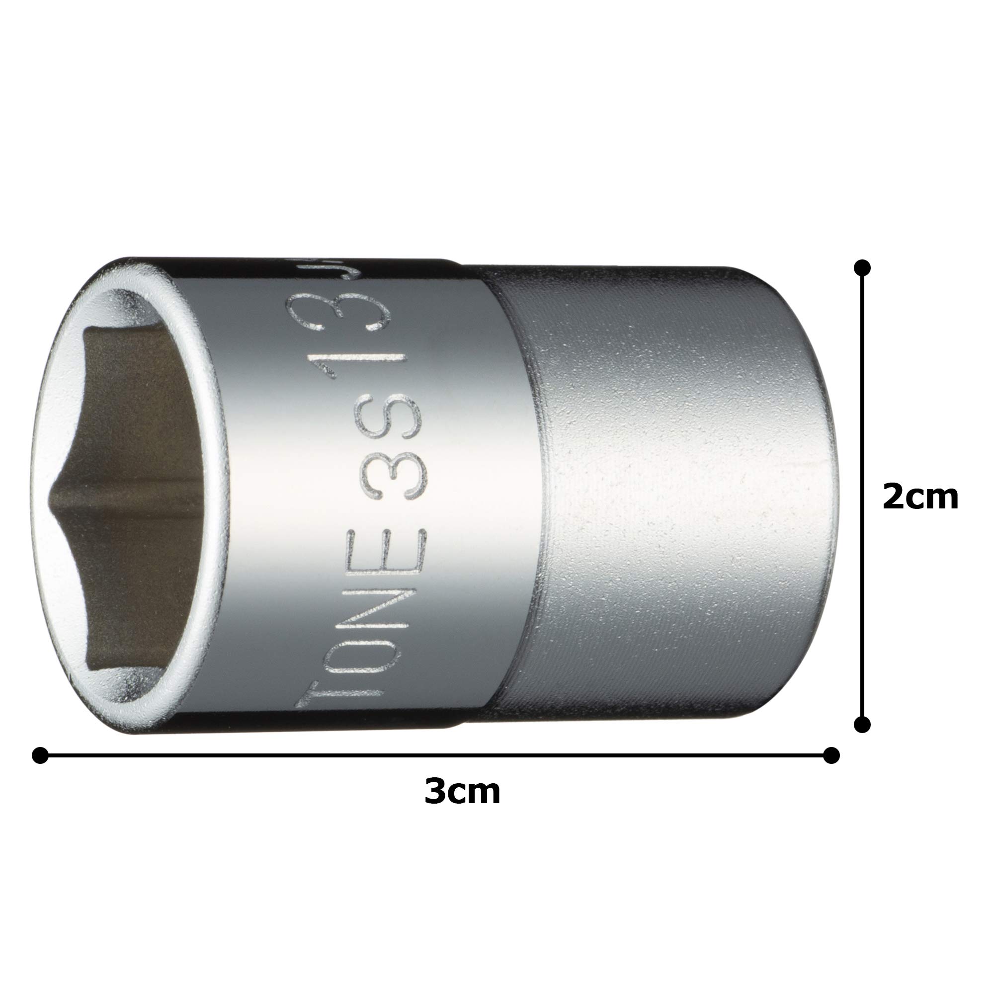 토네 HP3S-13 6각 소켓 13mm 이미지 5