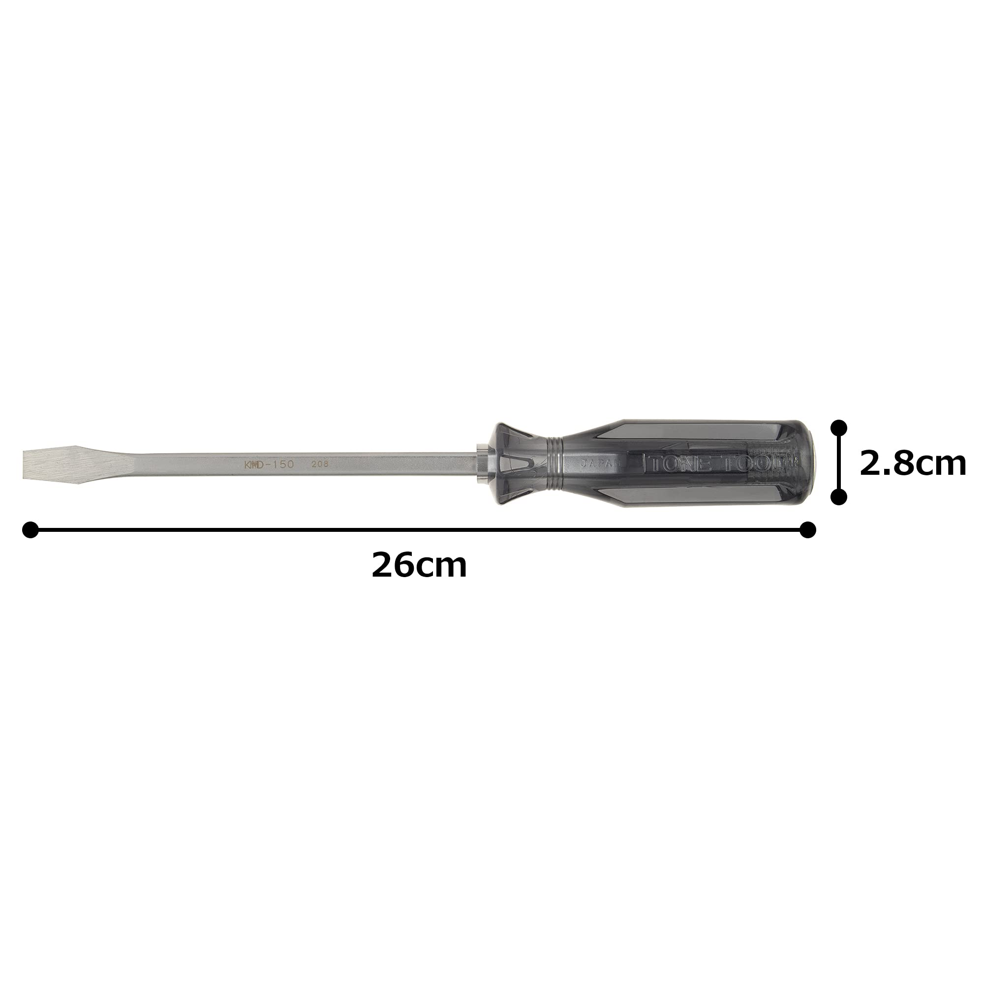 토네 KMD-150 블랙 1.0x9.0mm 관통 일자 드라이버 이미지 4