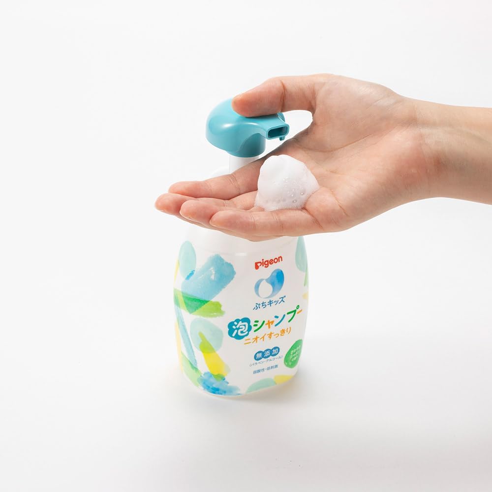 피죤 쁘띠키즈 거품 샴푸 비누향 본체 300ml 이미지 4