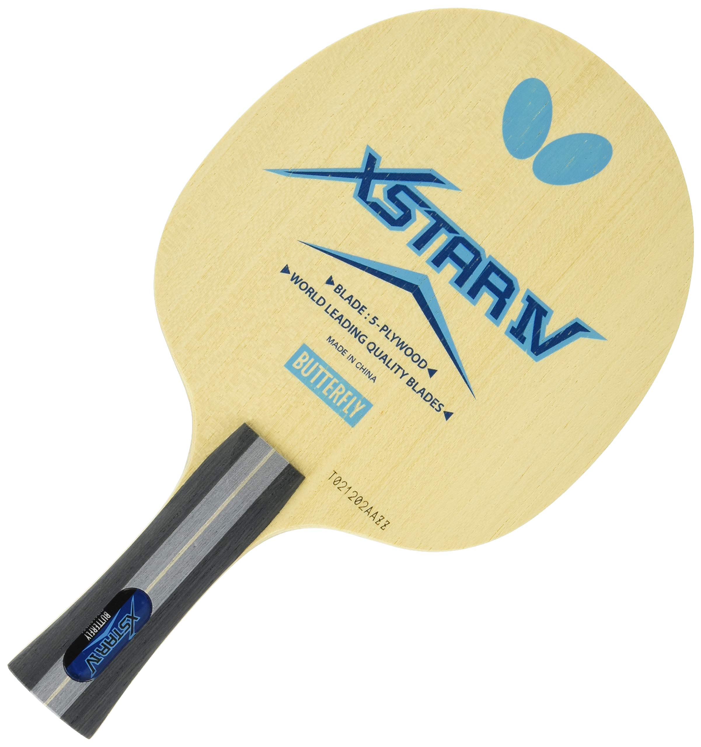 버터플라이 엑스타 IV 36811 FL 셰이크핸드 탁구 라켓