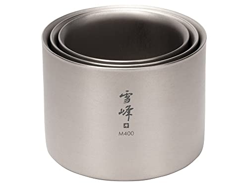 스노우피크 설봉 스태킹 머그 M400 TW-126 티타늄 컵 이미지 3