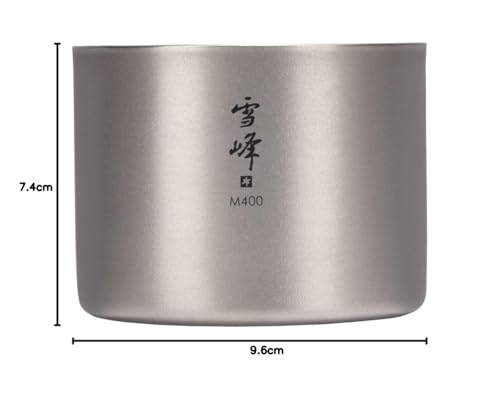 스노우피크 설봉 스태킹 머그 M400 TW-126 티타늄 컵 이미지 5