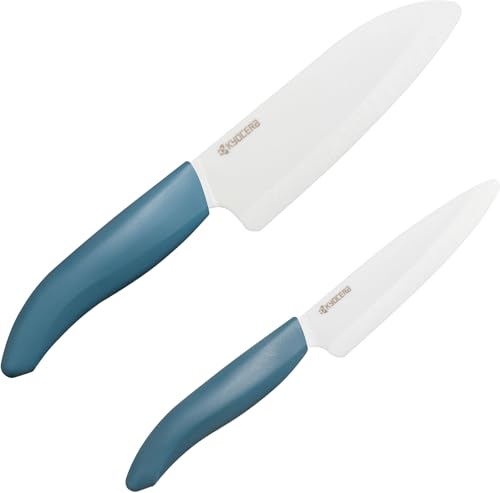 교세라 GF-B1411DBU-2P-AZ 14cm 11cm 달블루 세라믹 식도 2종 세트