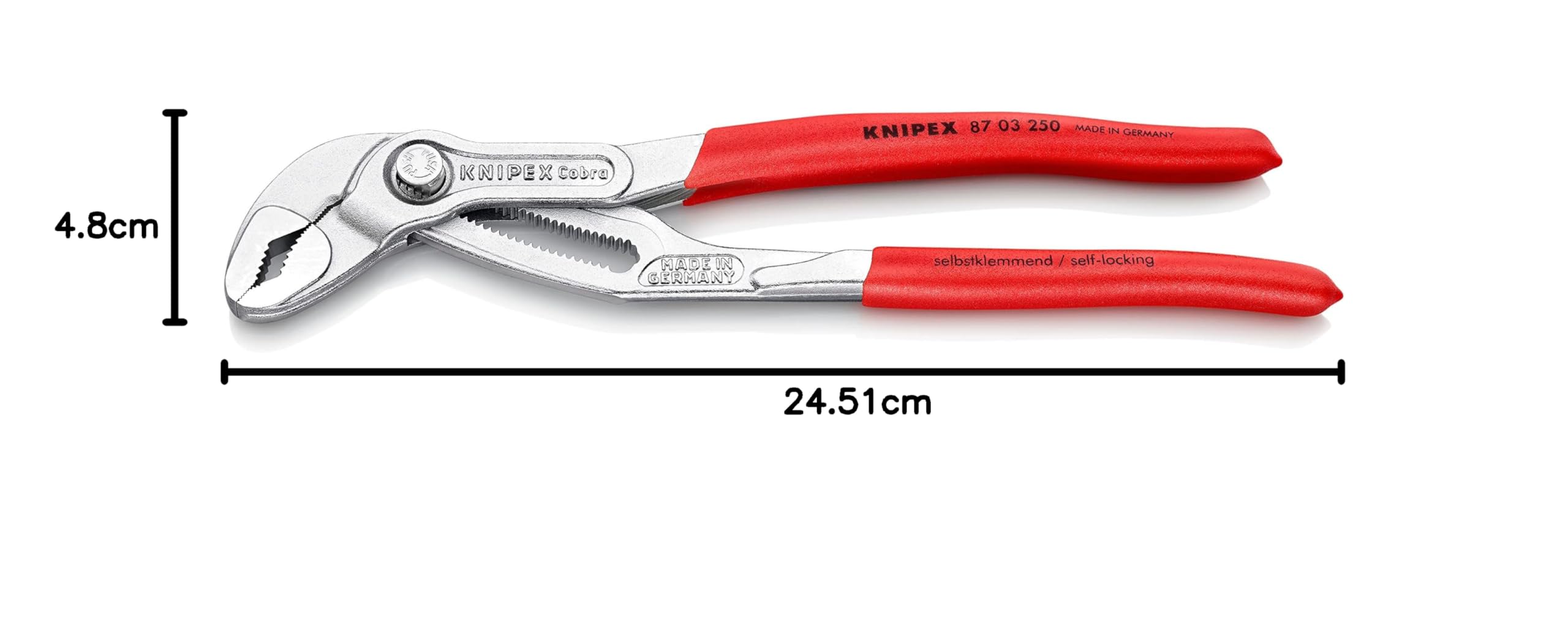 크니펙스 코브라 8703-250 250mm 워터펌프 플라이어 이미지 7