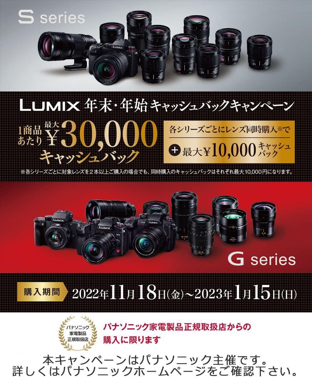 파나소닉 루믹스 S5 미러리스 카메라 블랙 DC-S5K-K DMW-BLK22 이미지 2