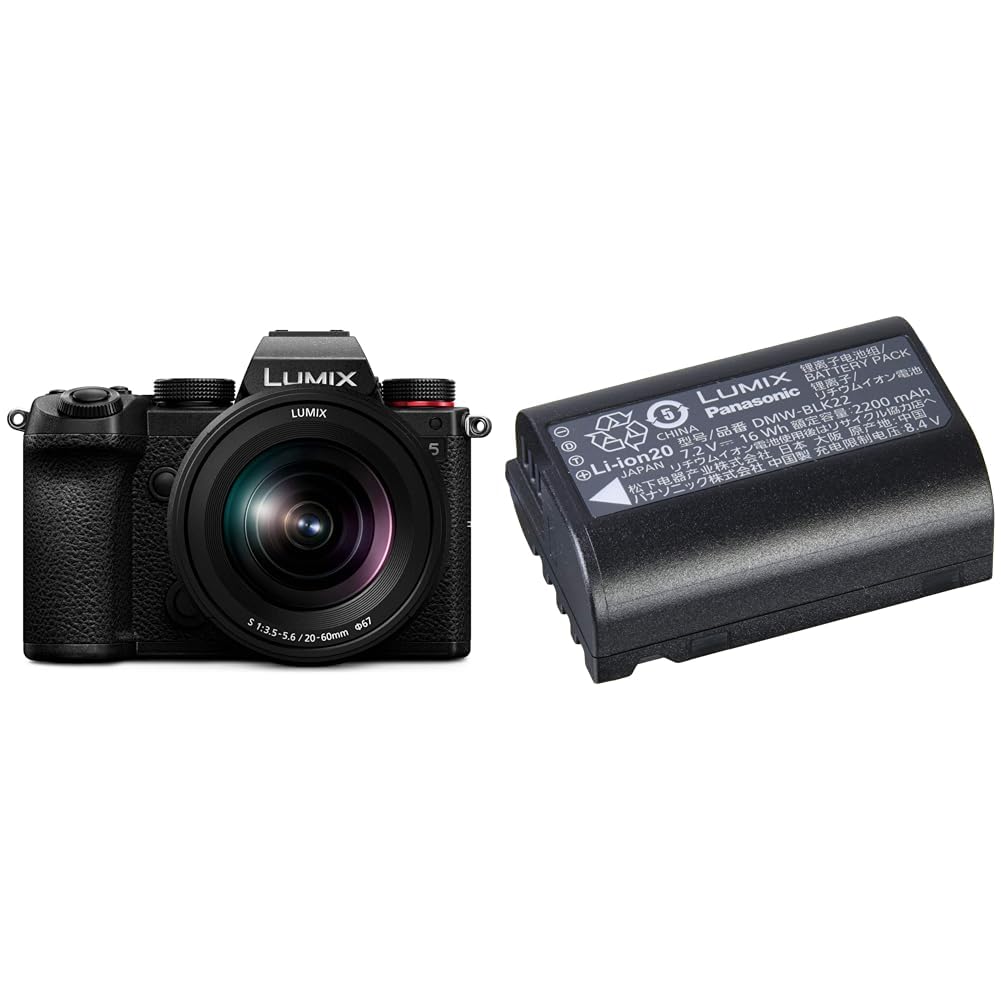 파나소닉 루믹스 S5 미러리스 카메라 블랙 DC-S5K-K DMW-BLK22