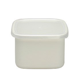 노다호로 화이트시리즈 사각 밀폐용기 씰뚜껑 M