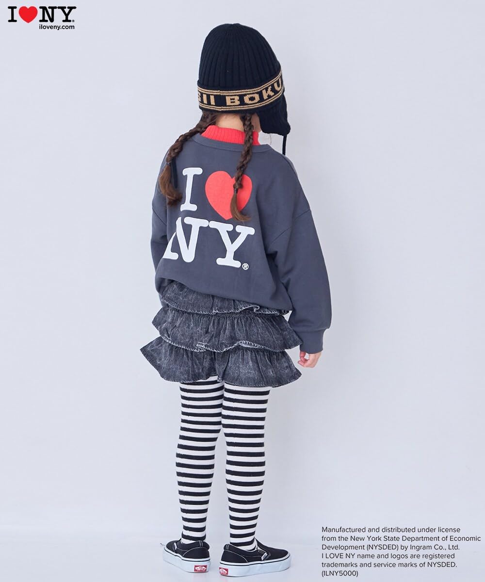 마키즈 I LOVE NY 별주 프린트 맨투맨 B10 오프화이트 80 이미지 8
