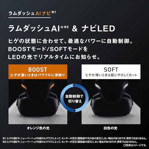 파나소닉 람다쉬 PRO 크래프트블랙 ES-L690U-K 6중날 전기면도기 전자동세정충전기 이미지 9