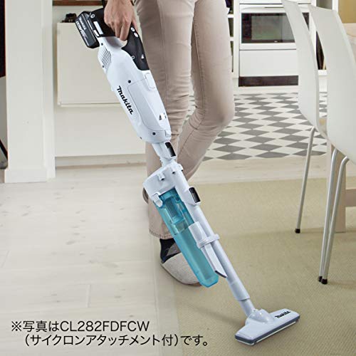 [중고] 마키타 CL282FDFCW 화이트 무선 청소기 18V 종이팩 사이클론 배터리 충전기 포함 이미지 2