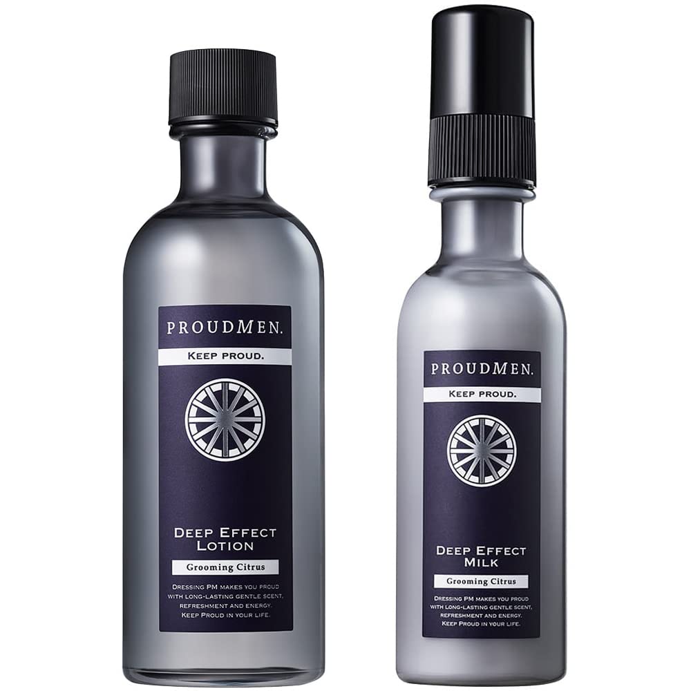 프라우드맨 딥 이펙트 로션 200ml 밀크 150ml 세트 남성용 스킨케어