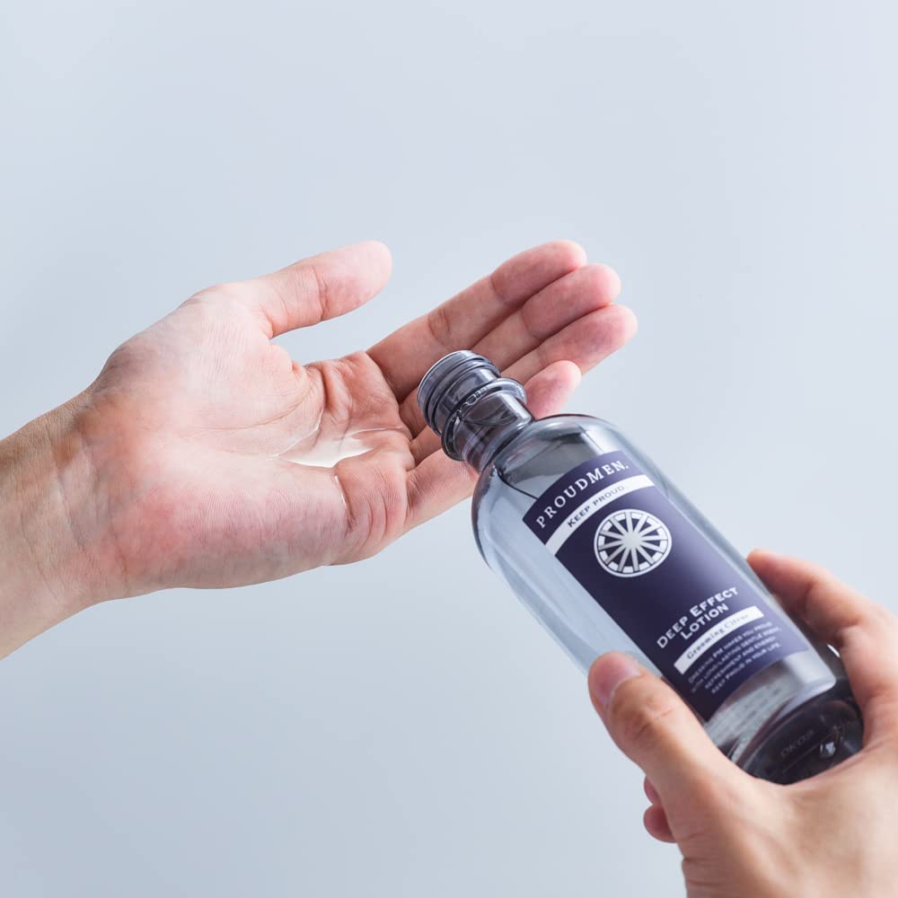 프라우드맨 딥 이펙트 로션 200ml 밀크 150ml 세트 남성용 스킨케어 이미지 6