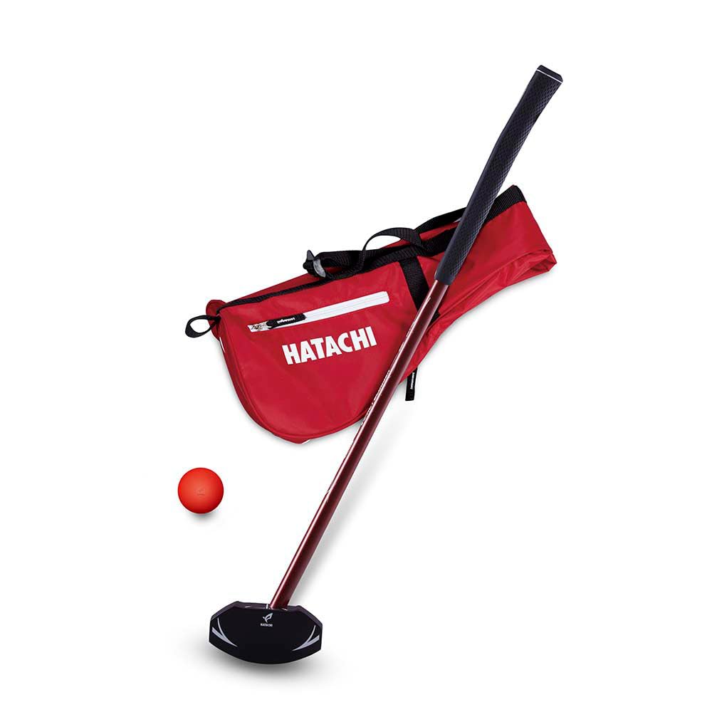 하타치 그라운드골프 스타트세트 B 레드 BH1412-62RS 84cm 우타용 ＦＦ