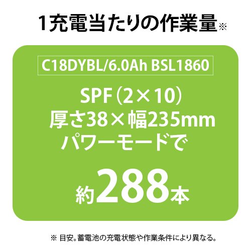 하이코키 C18DYBL 125mm 18V 충전 집진 원형톱 베어툴 이미지 4