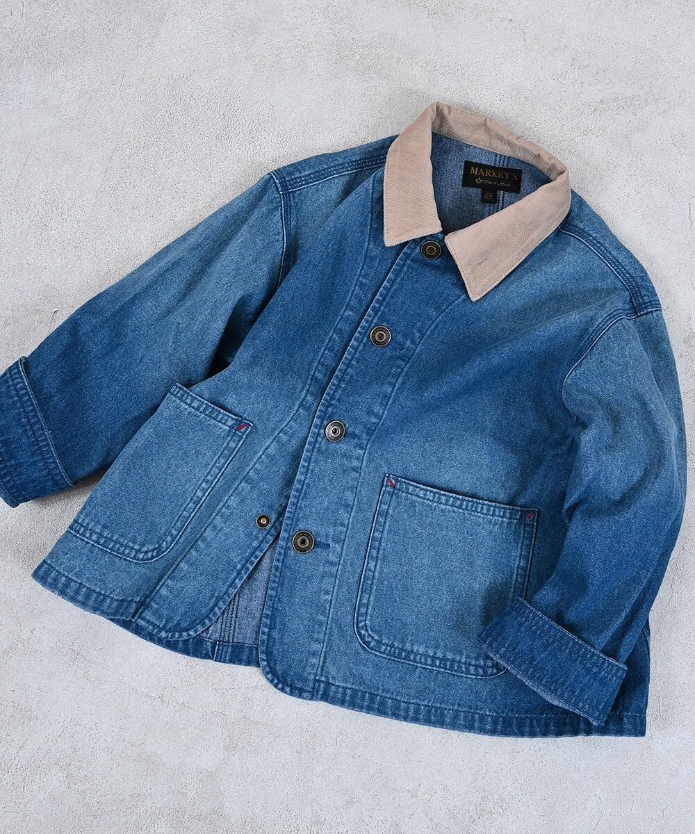 마키즈 데님 커버올 Ｃ２０블루 90 이미지 2