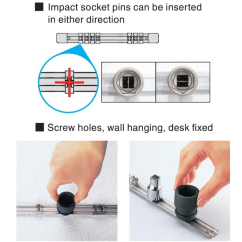토네 알루미늄 소켓 홀더 SH2306 9.5mm 6구 이미지 6