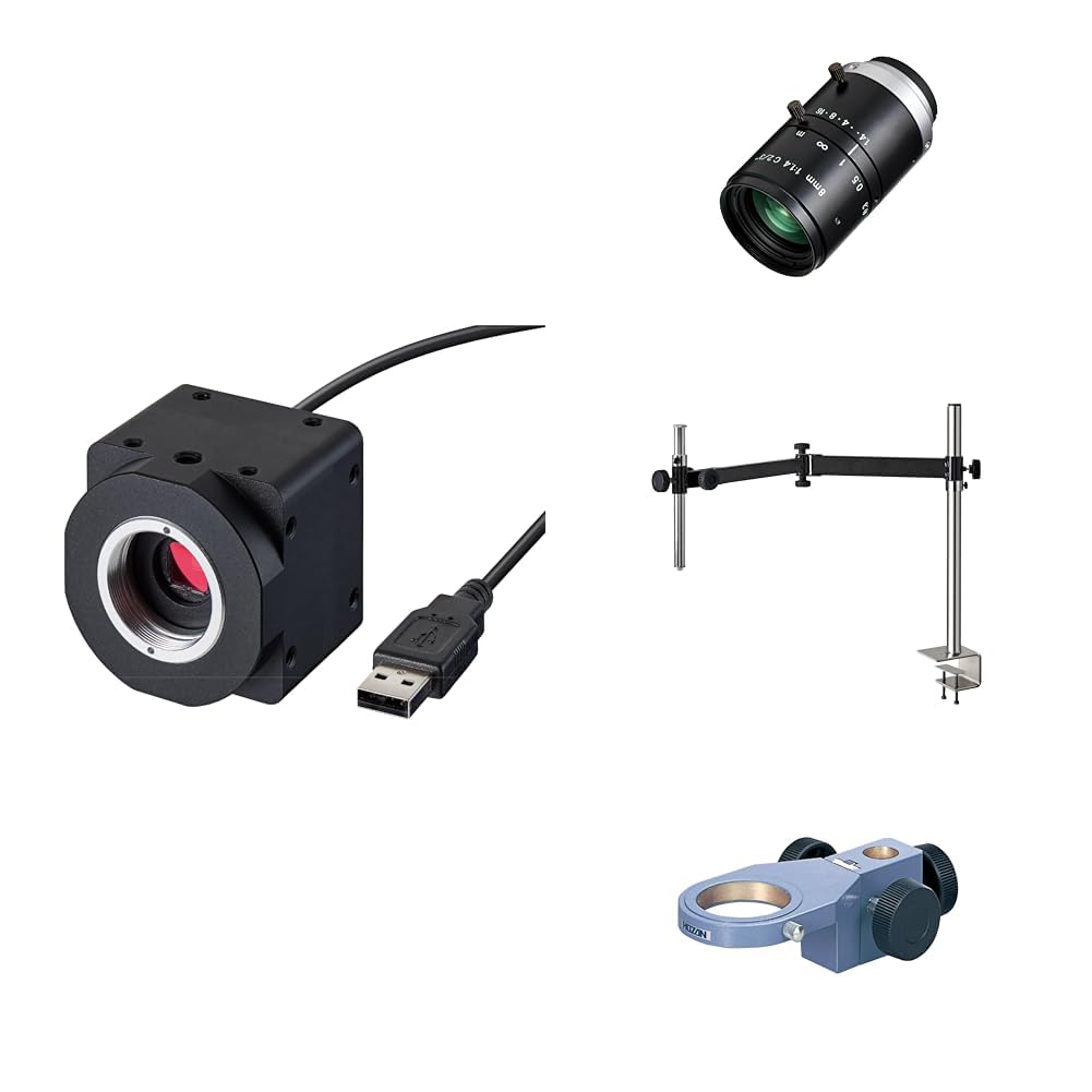 호잔 USB 연결 500만 화소 초점거리 8mm 작동거리 100mm-∞ 롱 암 클램프