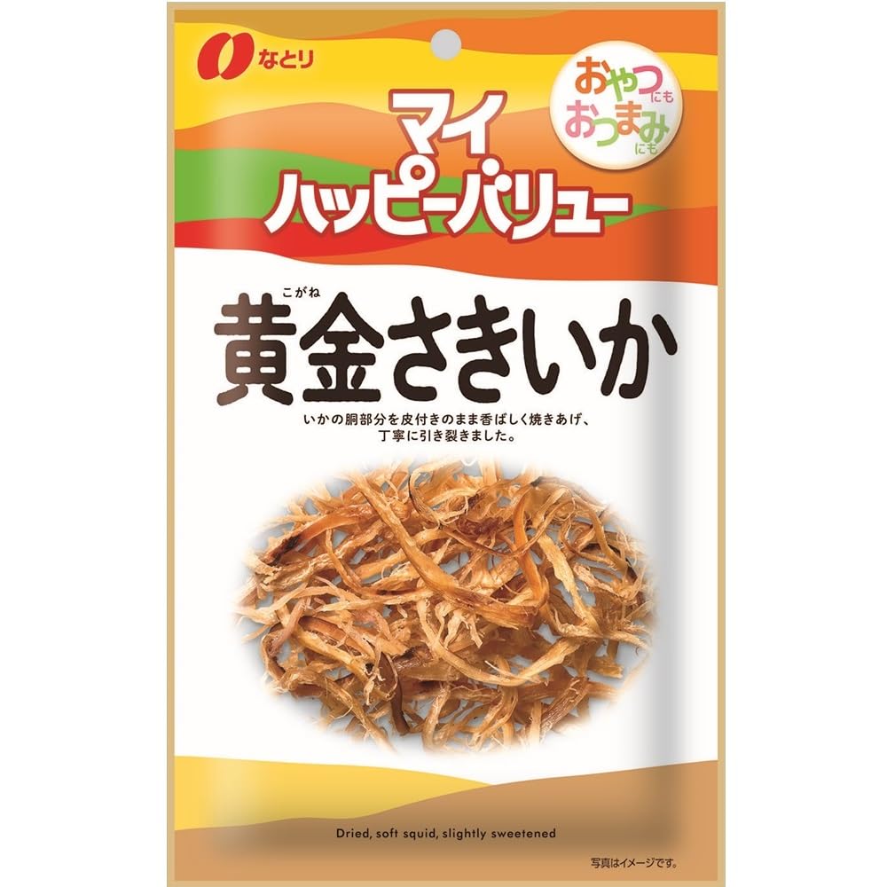 나토리 마이해피밸류 황금 사키이카 25g 10봉 오징어채 이미지 1