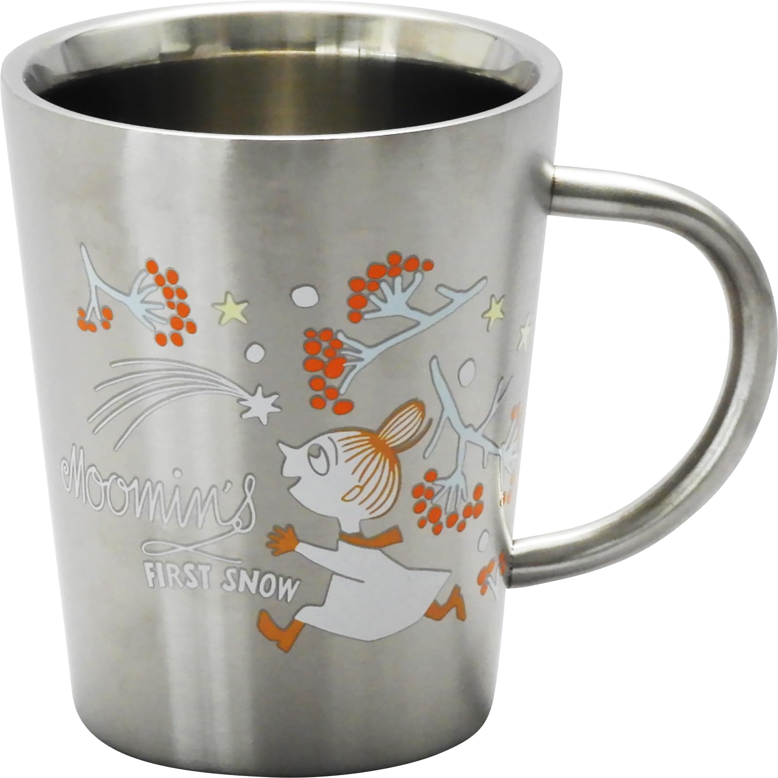 야마카 무민 크리스마스 퍼스트스노우 MM8601-856 360ml 이중 스텐 텀블러 1