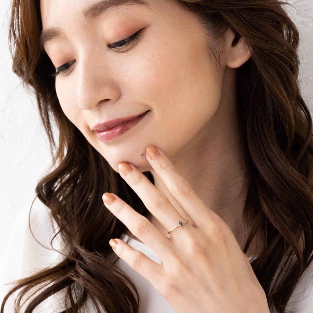 교세라 팔레트 알렉산드라이트 K18 옐로우골드 오벌 반지 6월 탄생석 8 이미지 6