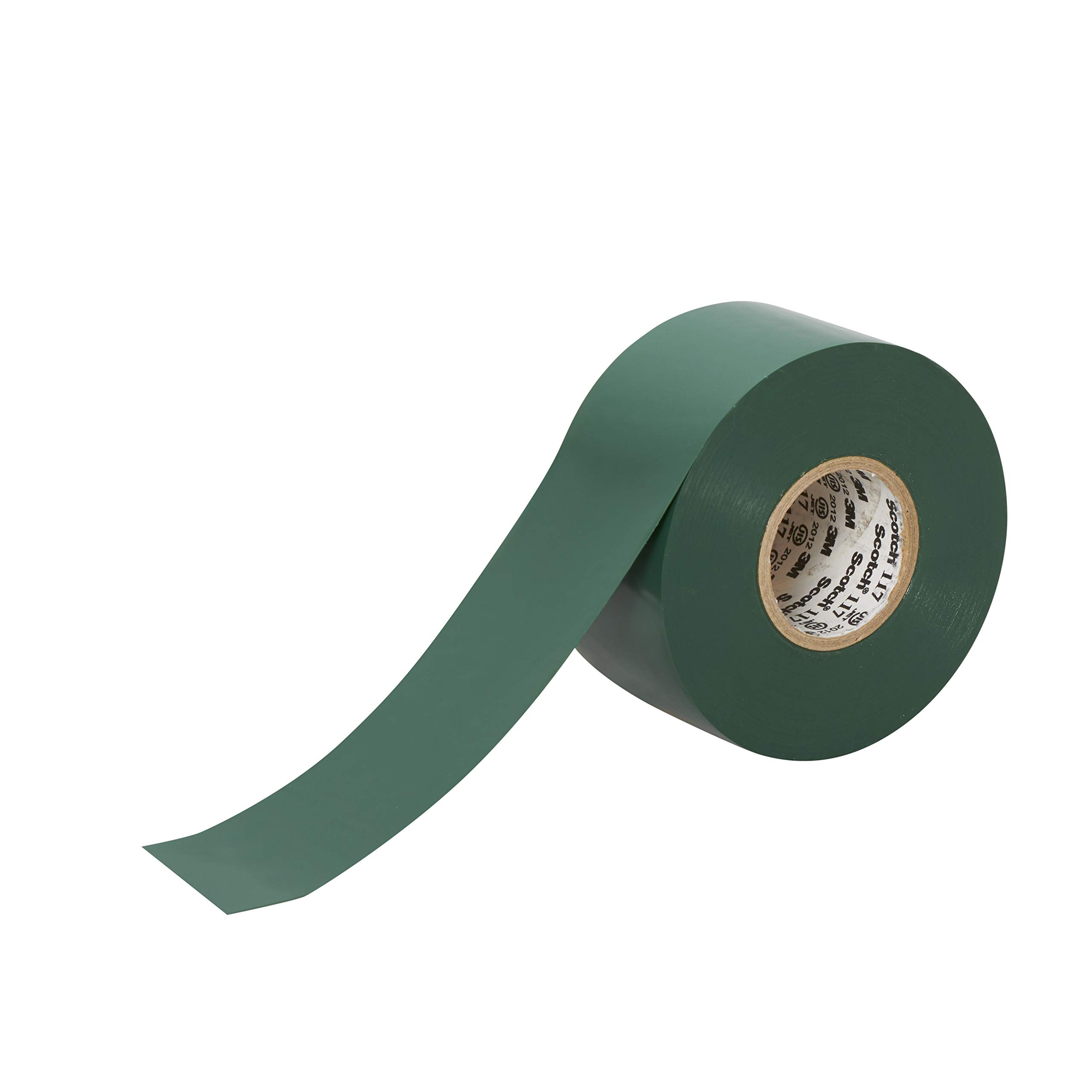 3M 스카치 117 녹색 38mm 20m 전기절연용 비닐테이프 이미지 2