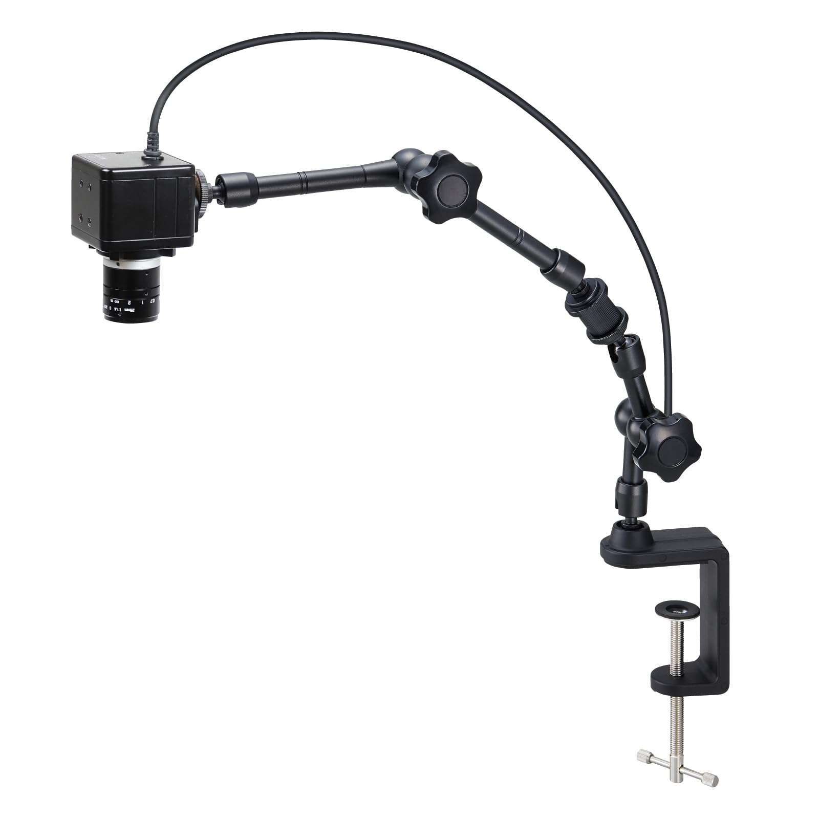 호잔 USB 연결 300만 화소 초점거리 25mm 작동거리 250mm-∞ 암 클램프