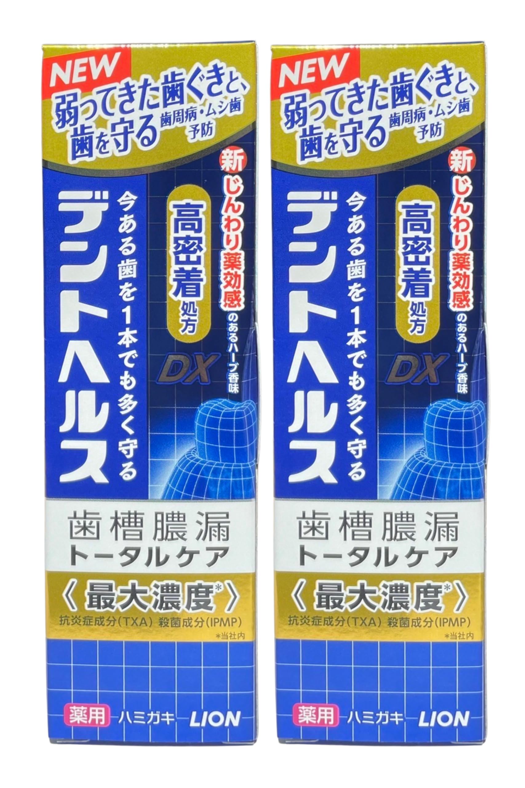 라이온 덴트헬스 치약 DX 85g 2입 이미지 1