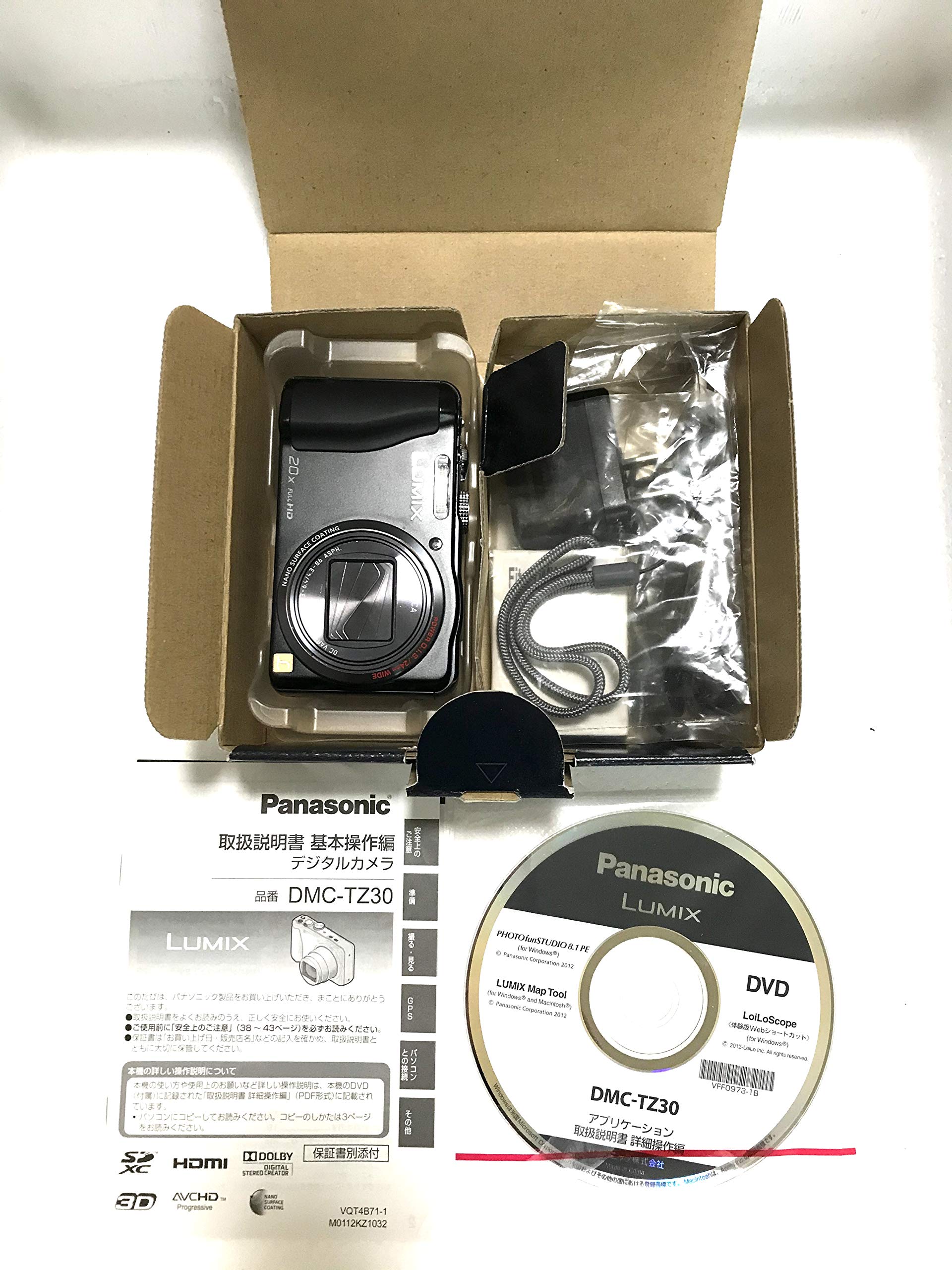 [중고] 파나소닉 루믹스 블랙 DMC-TZ30-K 디지털 카메라 광학 20배줌 이미지 2