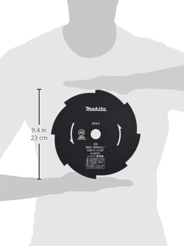 마키타 A-00701 230mm 잔디깎기 교체날 8엽 로터리식 이미지 3