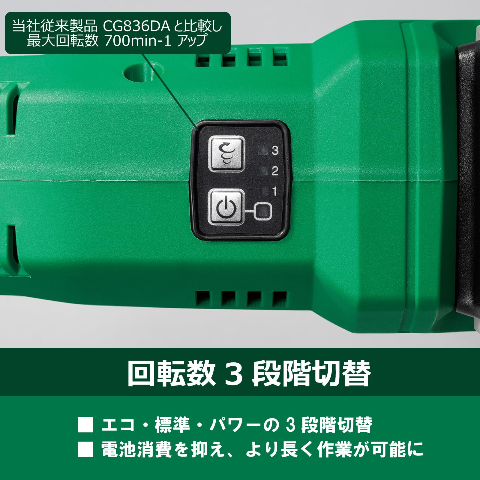 하이코키 CG36DB WPZ 충전식 예초기 배터리 2개 세트 이미지 5