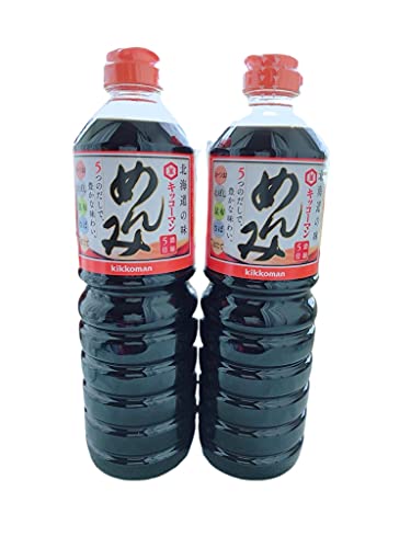 기꼬만 멘미 1000ml 2병 세트 홋카이도 한정 쯔유
