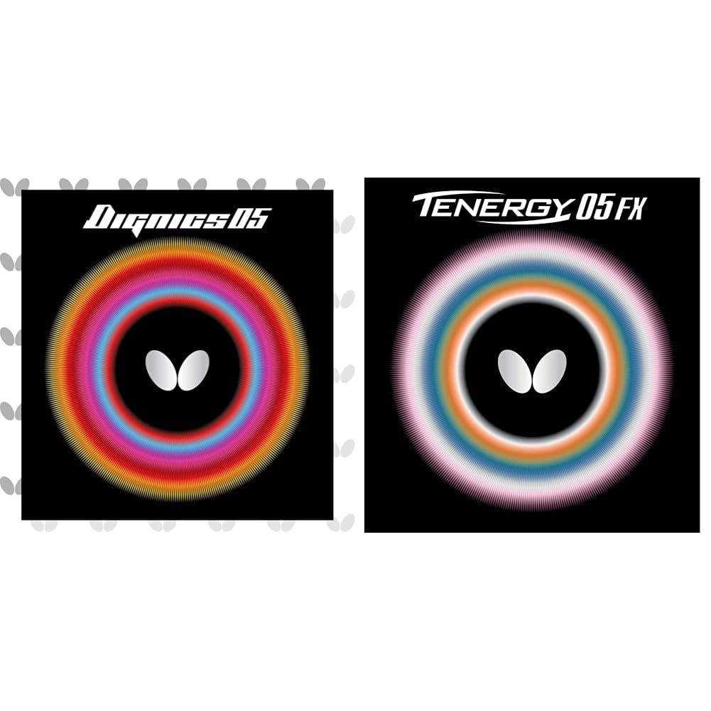 버터플라이 디그닉스 05 테너지 05 FX 탁구 러버 세트 특후