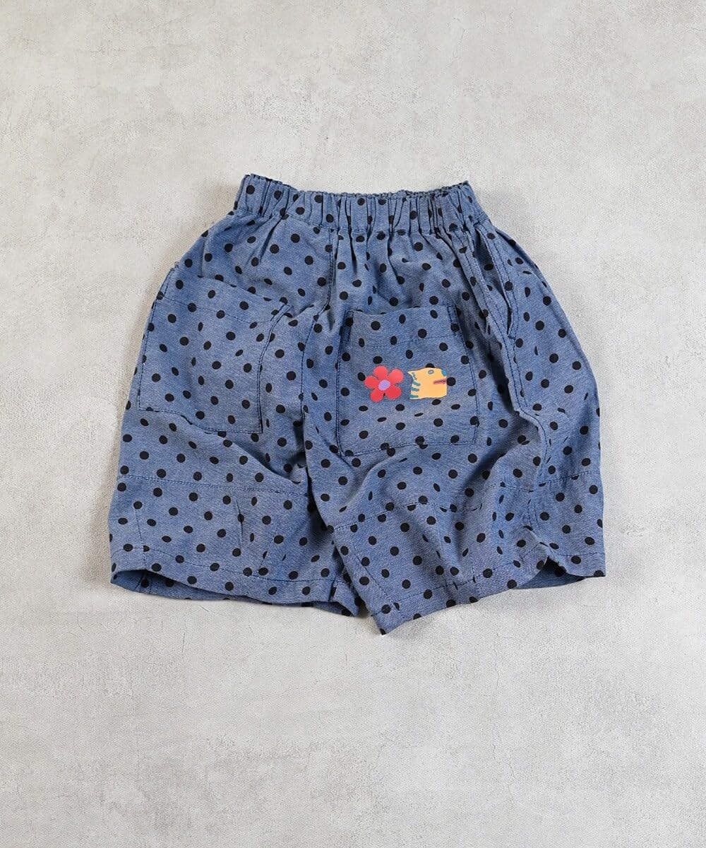 마키즈 무릎 절개 루즈핏 팬츠 D22 베이지 스트라이프 110 이미지 3