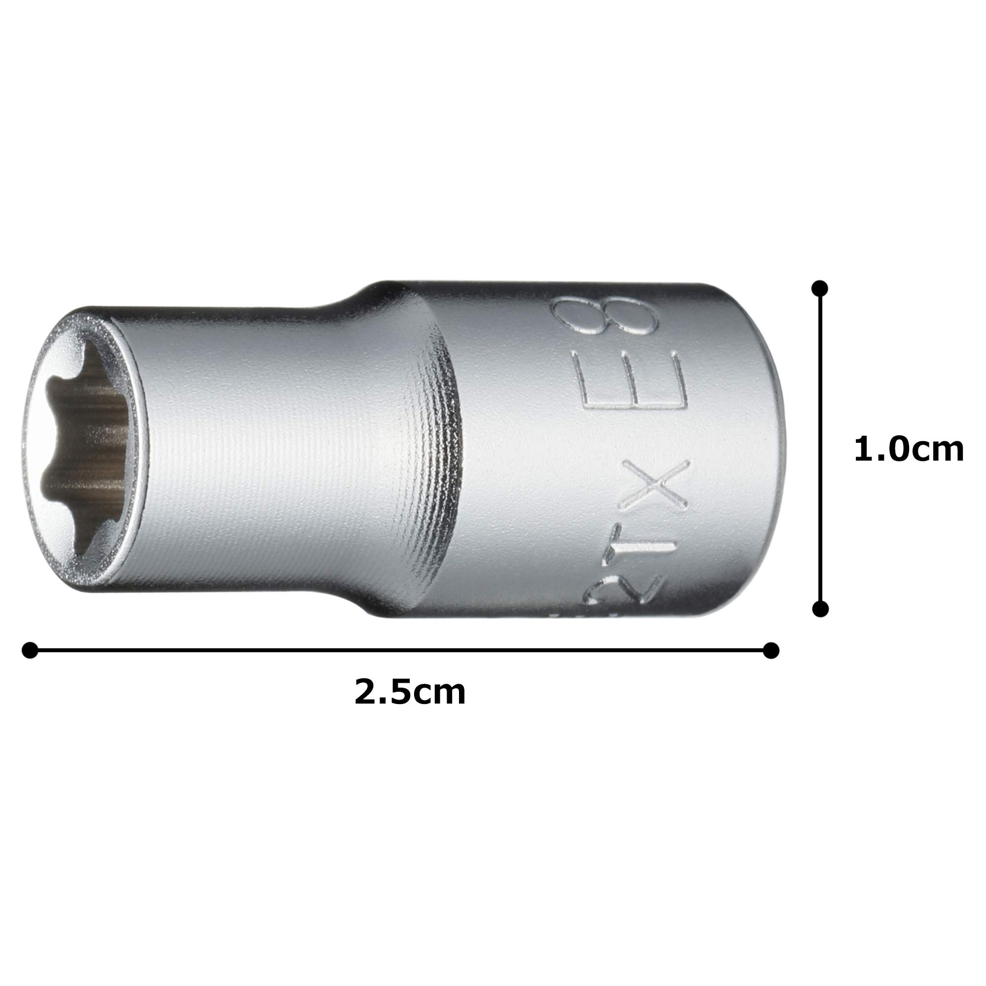 토네 HP2TX-E08 6.35mm E형 별렌치 소켓 이미지 5