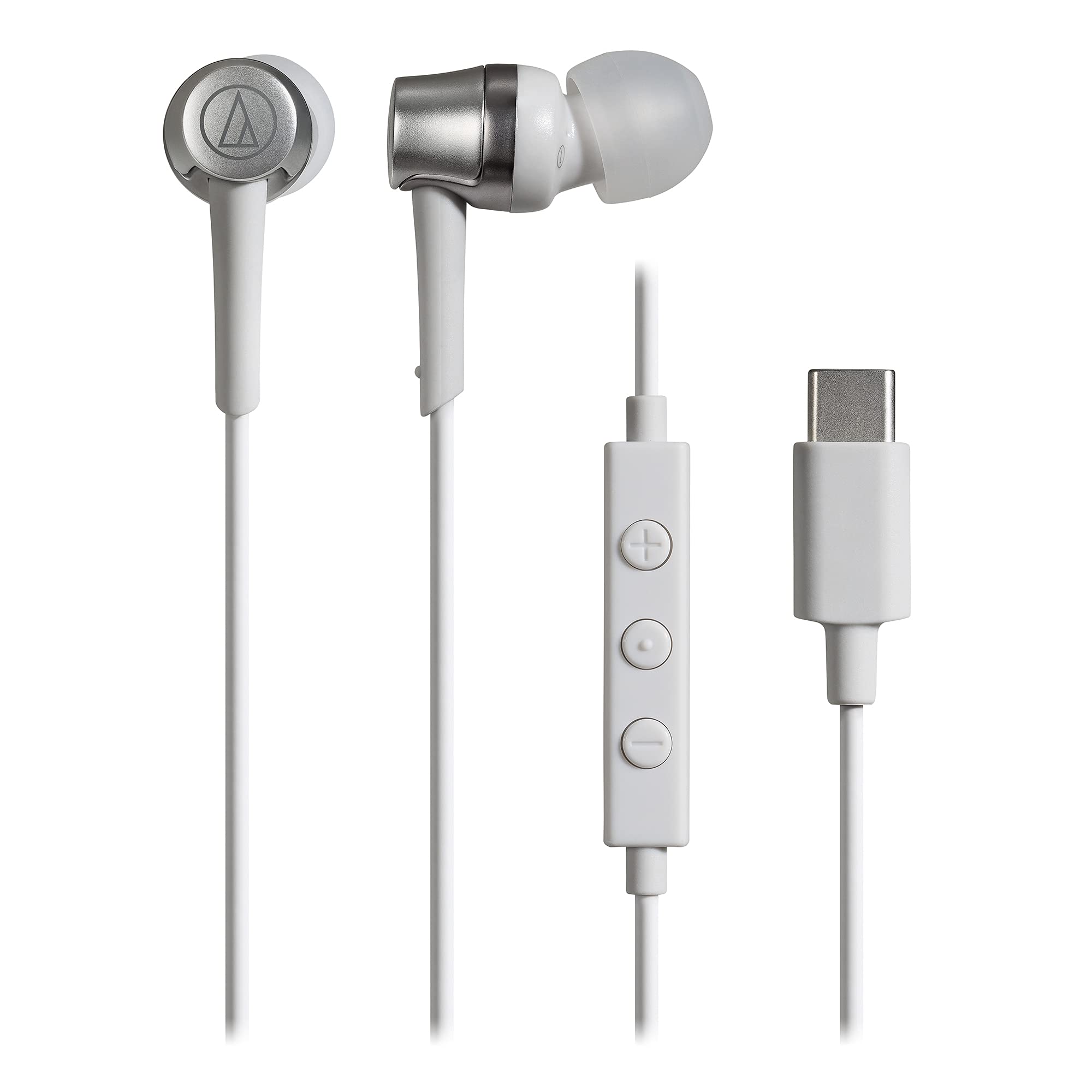 오디오테크니카 ATH-CKD3C 화이트 USB C타입 커널형 유선 이어폰
