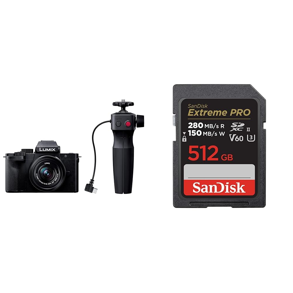파나소닉 루믹스 블랙 DC-G100DV-K 512GB 미러리스 카메라 Class10